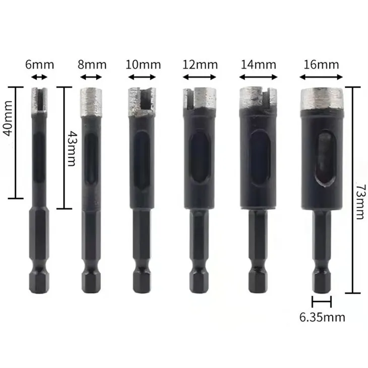 sintered হীরা কোর ড্রিল বিট