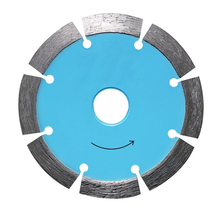 V Groove Diamond Segment Wall Saw Blade