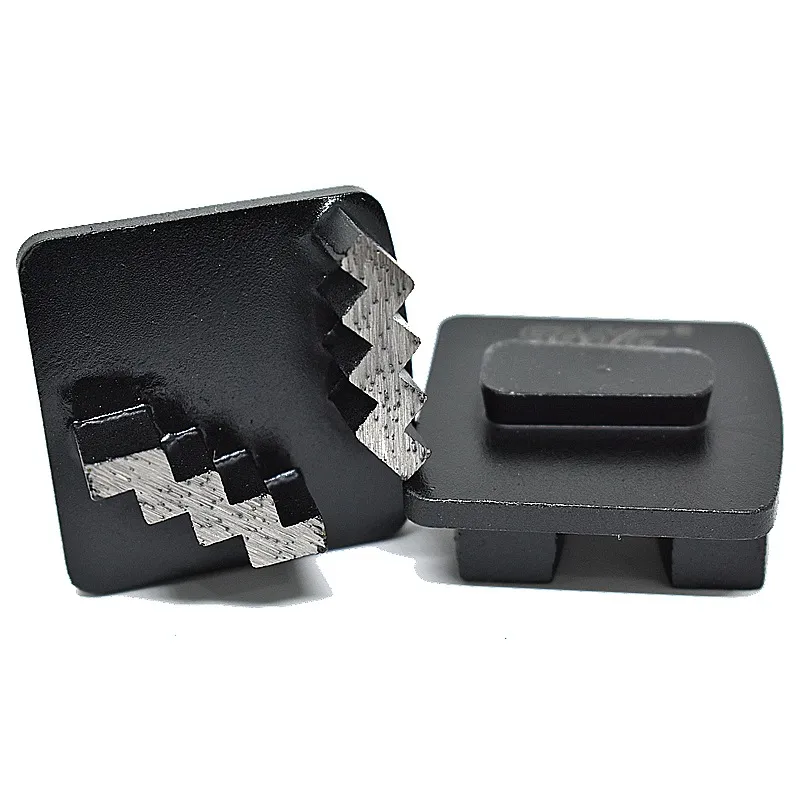 Mountain Shape Diamond Grinding Shoes Redi Lock